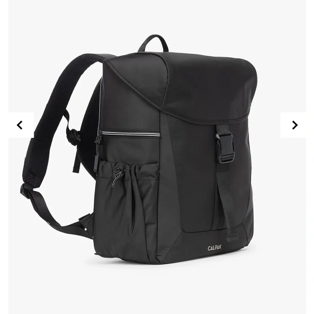 NWT unisex CALPAK Fit Gym Backpack in Black - Picture 4 of 17